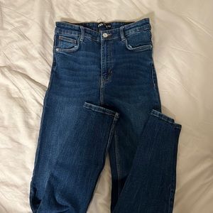 Zara high rise skinny jeans